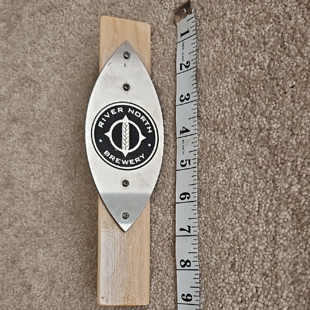 River North Brewery Tap Handle